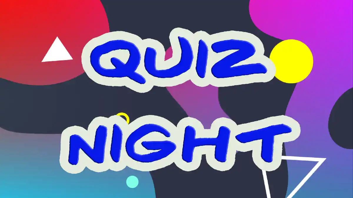 Quiz Night Harbertonford Totnes