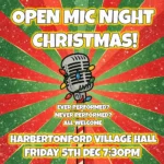 Open Mic at Harbertonford Village Hall