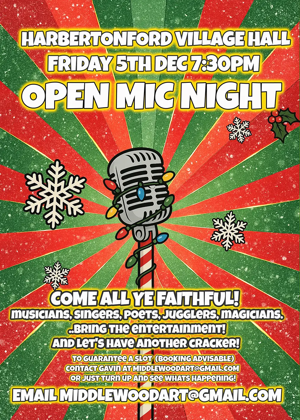 open mic christmas addition