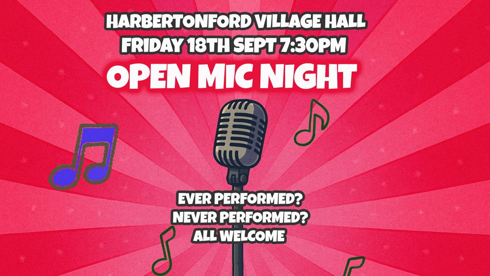 Open Mic night 18th September