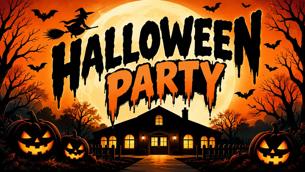 Halloween Party at the Village Hall in Harbertonford